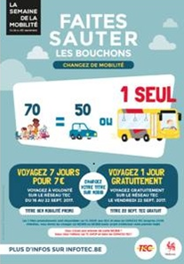 Prenez le TEC et faites sauter les bouchons !